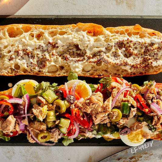 Tinned-Salmon Niçoise Sandwich