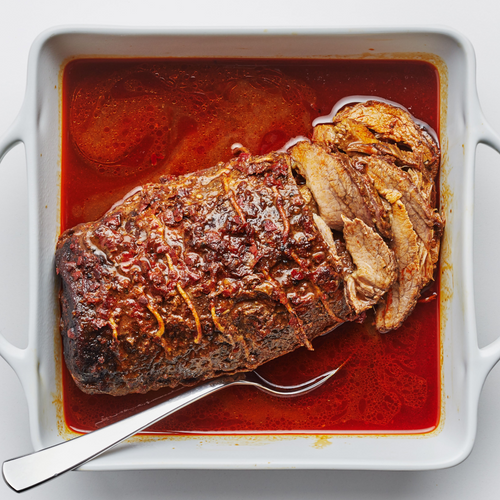 Pot Roast Brisket With Harissa and Spices